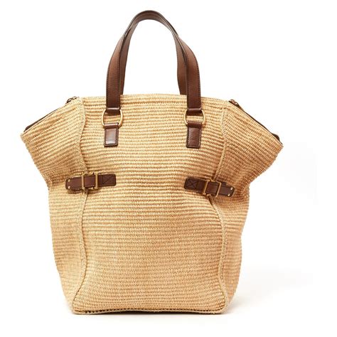 sac yves saint laurent paille|Sacs YVES SAINT LAURENT en paille .